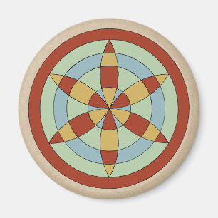 Suffolk Hexafoil (Daisy Wheel), Hexenmark Magnet
