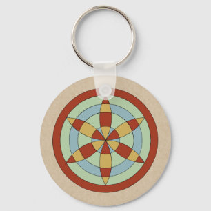 Suffolk Hexafoil (Daisy Wheel), Hexenmark Schlüsselanhänger