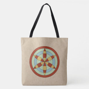 Suffolk Hexafoil (Gänseblümchen-Rad) Hexensymbol Tasche