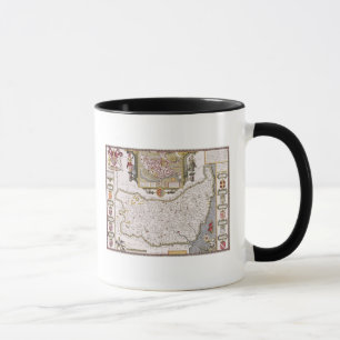 Suffolk und die Situation von Ipswich Tasse