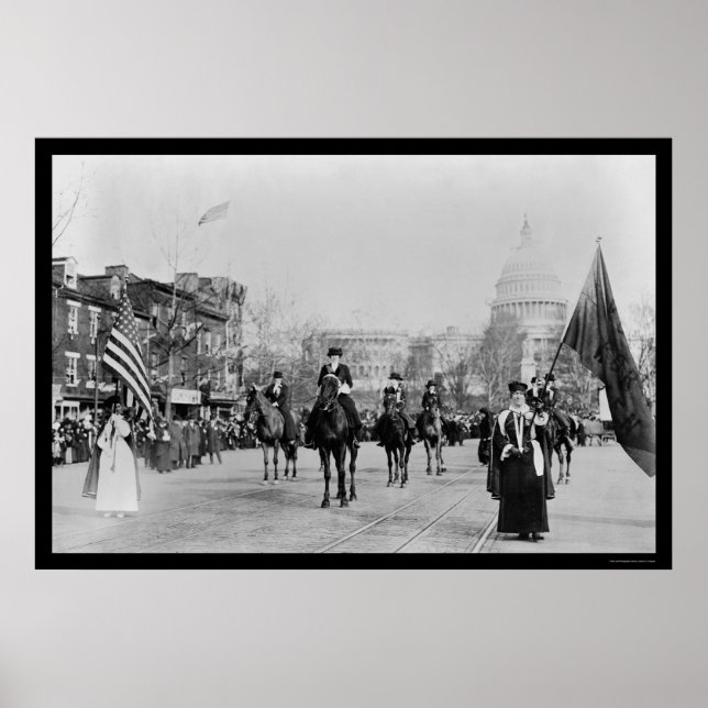 Suffrage Parade Washington, DC 1913 Poster (Vorne)