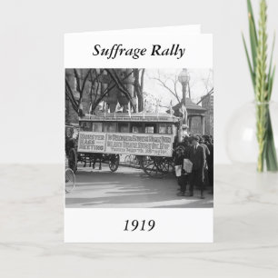 Suffrage Rally, 1919 Karte