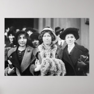 Suffrage Strike der 1910er Poster