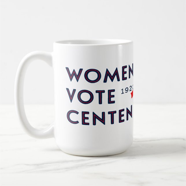 Suffrage-Zitate — Alice Paul Kaffeetasse (Links)