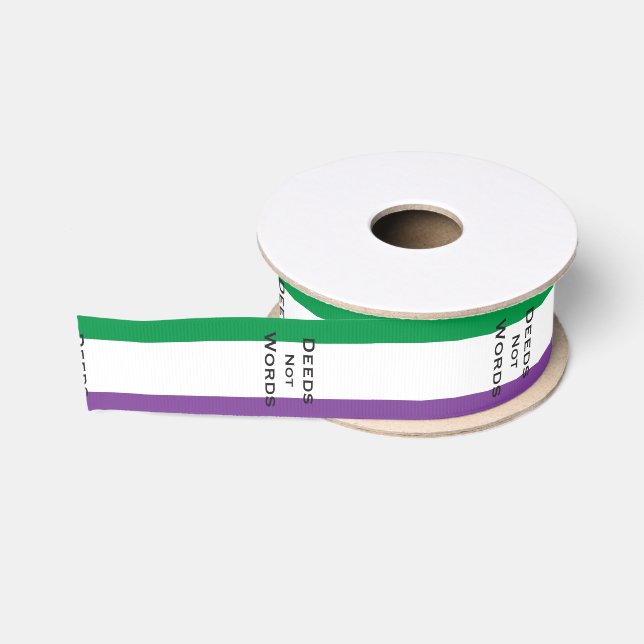 Suffragette: Brief-nicht Wörter Ripsband (Spule)