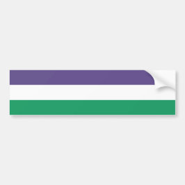 Suffragette Flag Autoaufkleber