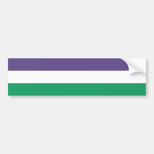 Suffragette Flag Autoaufkleber