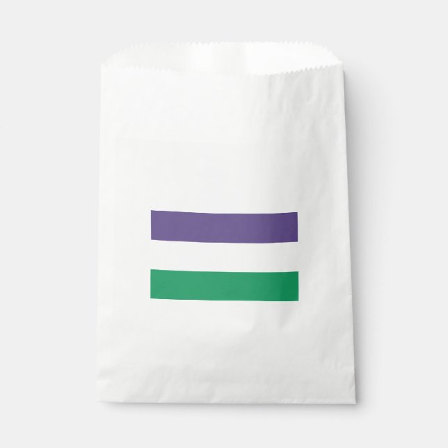 Suffragette Flag Geschenktütchen (Vorderseite)