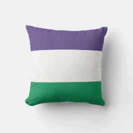 Suffragette Flag Kissen