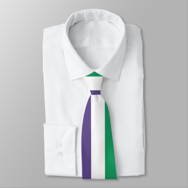 Suffragette Flag Krawatte (Gebunden)