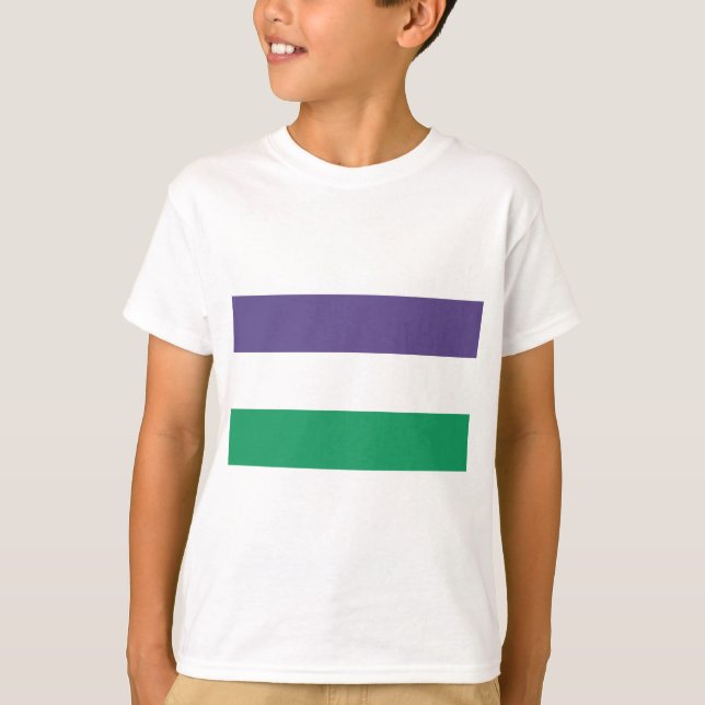 Suffragette Flag T-Shirt (Vorderseite)