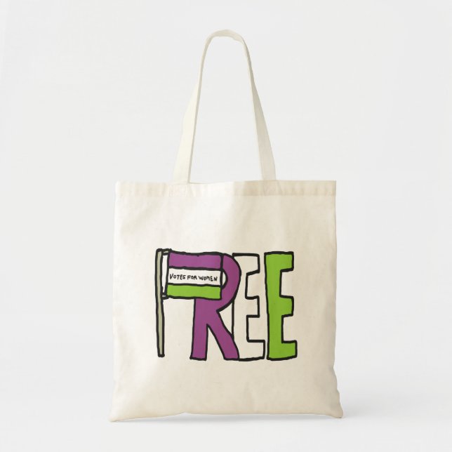 Suffragette Flag Tragetasche (Vorne)