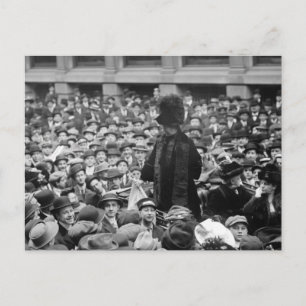 Suffragette geht auf die Straße: frühe 1910er Jahr Postkarte