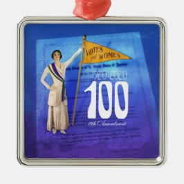 Suffragette Ornament Aus Metall