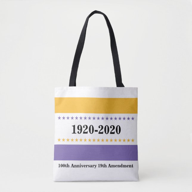 Suffragette Womens Recht auf Abstimmung zum 100. J Tasche (Vorderseite)