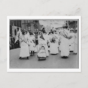Suffragetten Stimmen für Frauen Vintage Postkarte