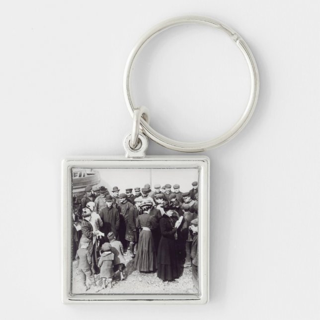 Suffragettes in Hastings, 1908 Schlüsselanhänger (Vorne)