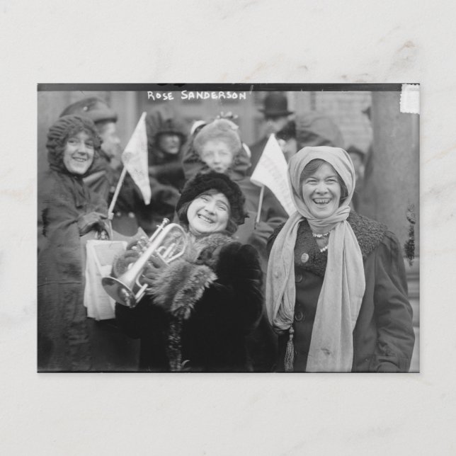 Suffragisten Rose Sanderman und Elizabeth Freeman Postkarte (Vorderseite)