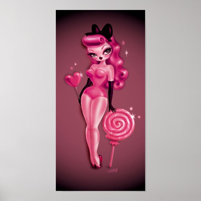 Sugar Doll Pinup Poster (Vorne)