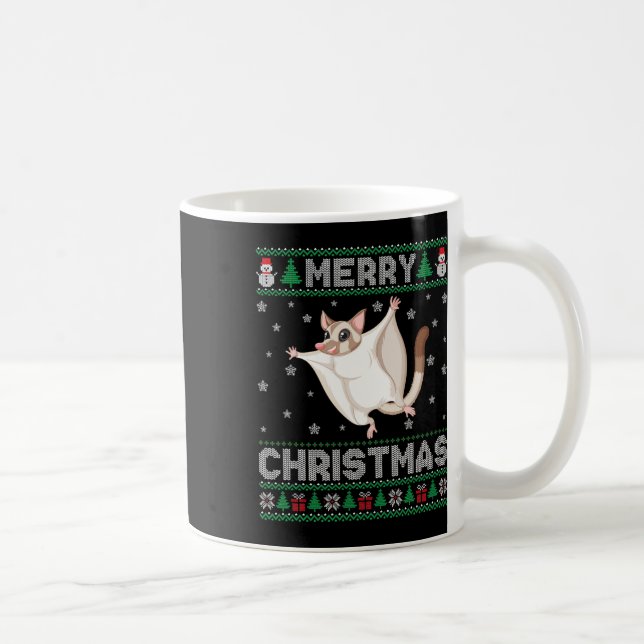 Sugar Glider Animal Men Frauen Kinder hässliche We Kaffeetasse (Rechts)