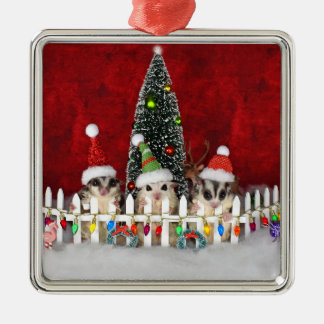 Sugar Glider Christmas Ornament Aus Metall