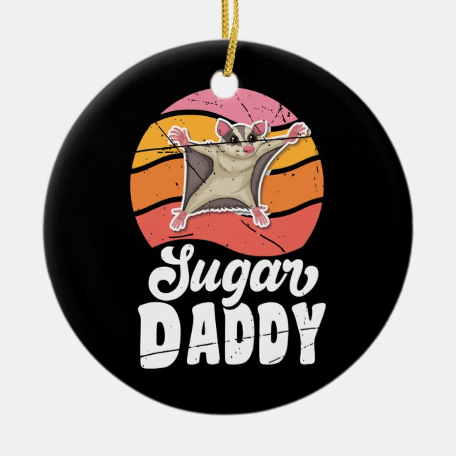 Sugar Glider Daddy für Sugar Glider Lover Keramik Ornament (Vorne)