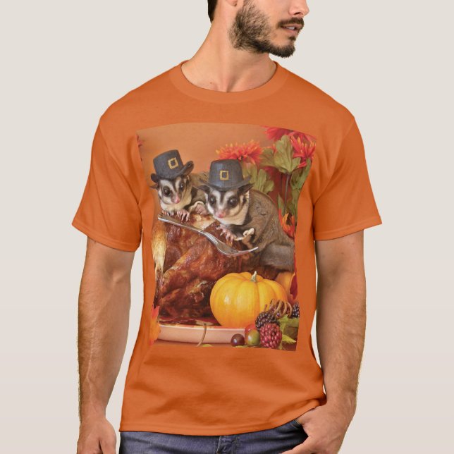Sugar Glider Erntedankfest T-Shirt (Vorderseite)