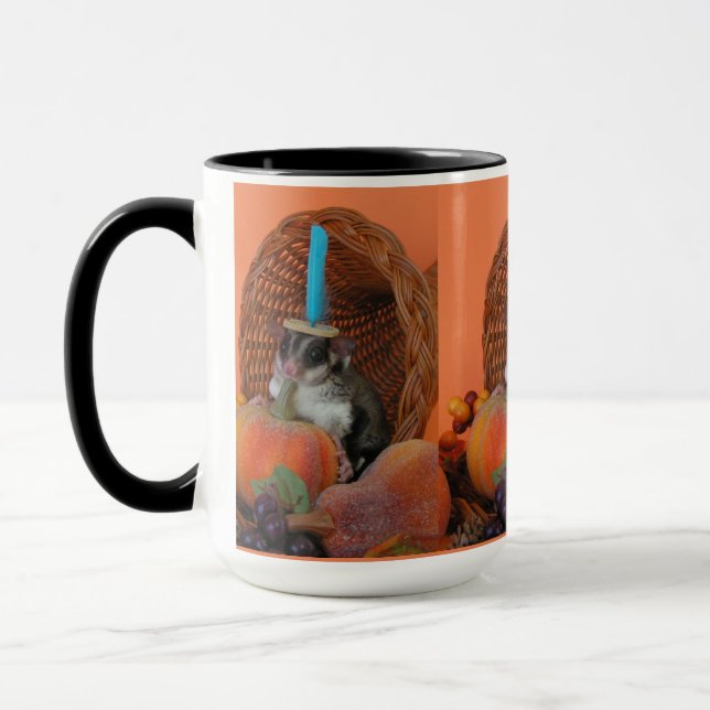 Sugar Glider Erntedankfest Tasse (Links)