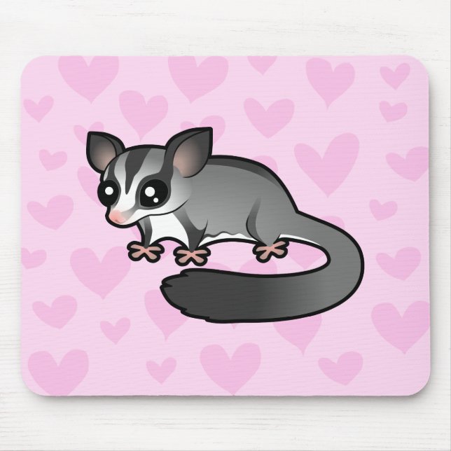 Sugar Glider Liebe Mousepad (Vorne)
