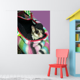 Sugar Glider mit einem Hut Poster