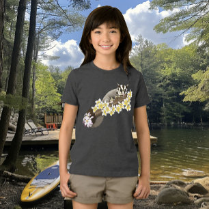 Sugar Glider Niedlich Floral Tri-Blend Shirt