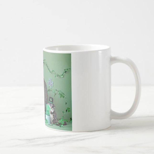 Sugar Glider St. Patrick's Day Kaffeetasse (Rechts)