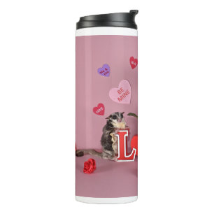 Sugar Glider Valentine Thermosbecher