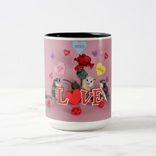 Sugar Glider Valentine Zweifarbige Tasse