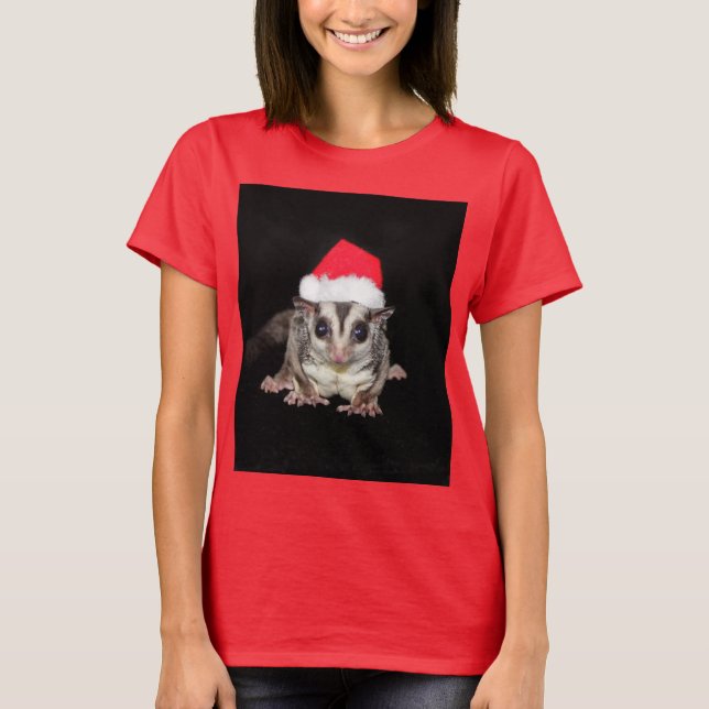 Sugar Glider Weihnachten T-Shirt (Vorderseite)