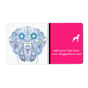 Sugar Great Dane Schädel
