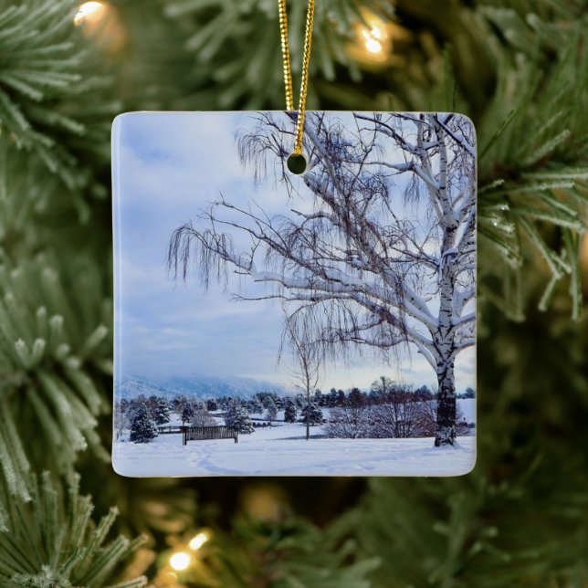 Sugar House Park Winter Keramikornament (Baum)