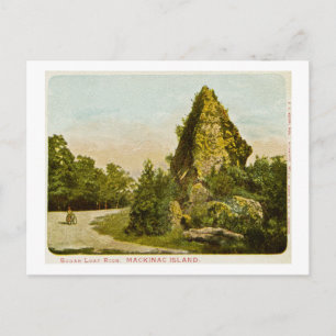 Sugar Loaf Rock Mackinac Island Michigan Postkarte