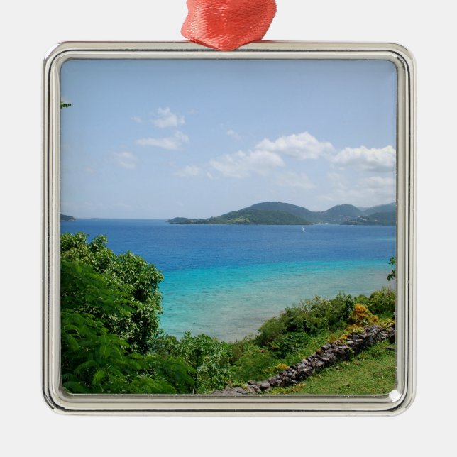 Sugar Mill, St.John Island, USVI Ornament Aus Metall (Vorne)