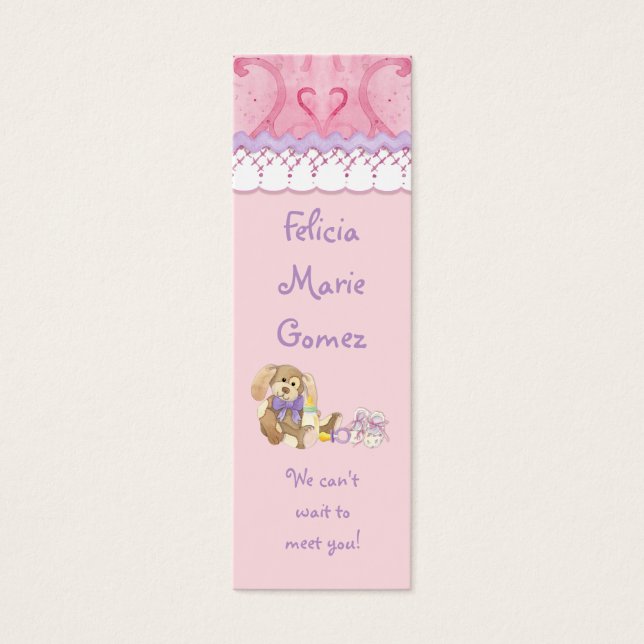 Sugar 'n Spice - Baby shower Favoriser les étiquet (Devant)