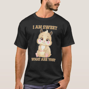 Sugar Niedlich Hamster Rodent Burrower Zwarf Hamst T-Shirt