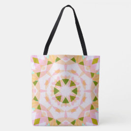 Sugar Pink Spring Green Star Dopamin Decor Strand Tasche