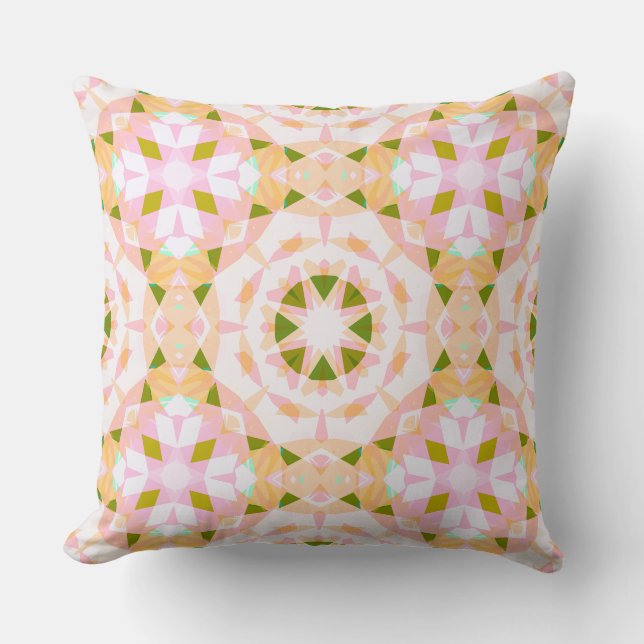 Sugar Pink Spring Green Star Dopamin Dekoration Ar Kissen (Vorderseite)