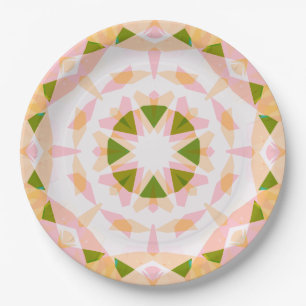 Sugar Pink Spring Green Star Dopamin Dekoration Ar Pappteller