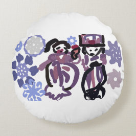 Sugar plum dance  rundes kissen