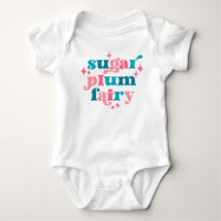 Sugar Plum Fairy Typografy Art Personalisiert