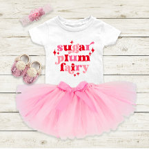 Sugar Plum Fairy Typografy Art Personalisiert Pink