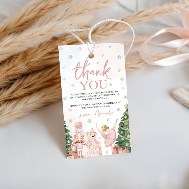 Sugar Plum Nutcracker Favor Tag Geschenkanhänger (Von Creator hochgeladen)