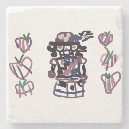 Sugar plum nutcracker steinuntersetzer