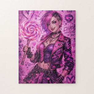 Sugar Rush Rebel: Neon-Süßigkeiten-Chaos